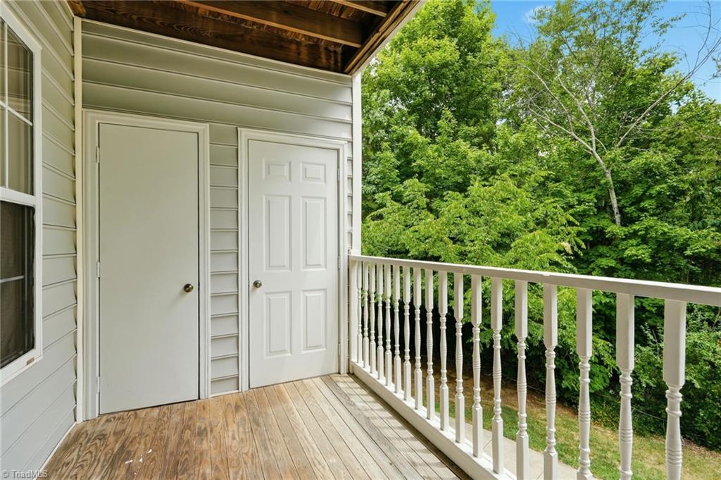 Covered porch and storage